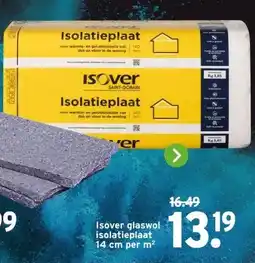 GAMMA Isover glaswol isolatieplaat 14 cm aanbieding