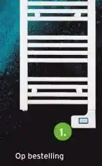 GAMMA 1. Elektrische design radiator Lima wit (300 W) aanbieding