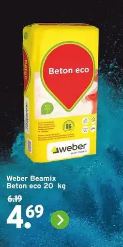 GAMMA Weber Beamix Beton eco 20 kg aanbieding