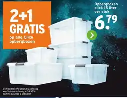 GAMMA Opbergboxen click aanbieding