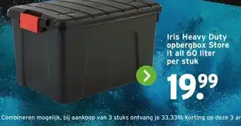 GAMMA Iris Heavy Duty opbergbox aanbieding