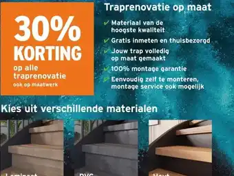 GAMMA Traprenovatie op maat aanbieding
