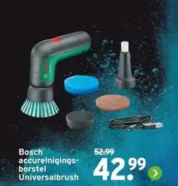 GAMMA Bosch accureinigings- borstel Universalbrush aanbieding