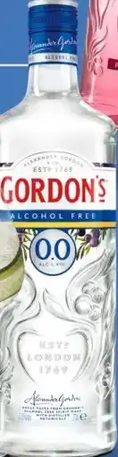 Gall & Gall Gordon’s Gin Alcoholvrij 70CL aanbieding