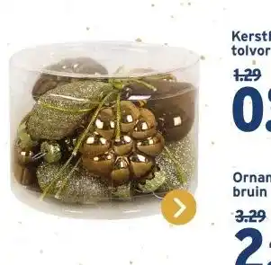 GAMMA Ornamenten bruin aanbieding