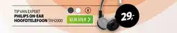 Expert Philips The Ringo - TAH2000 Zwart aanbieding
