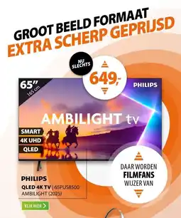 Expert Philips 65PUS8500 Ambilight (2025) aanbieding