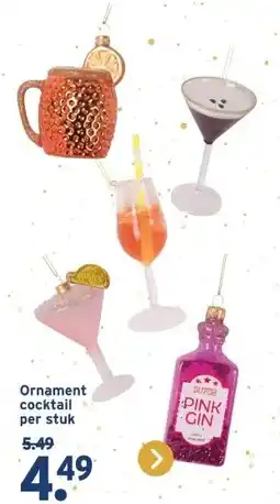 GAMMA Ornament cocktail per stuk aanbieding