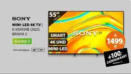 Expert Sony K-55XR59B (2025) BRAVIA 5 aanbieding