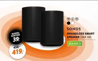 Expert Sonos ERA 100 Zwart aanbieding