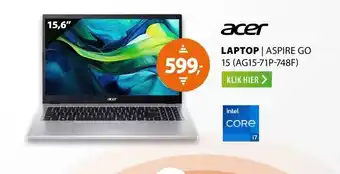 Expert Acer Aspire Go 15 (AG15-71P-748F) aanbieding