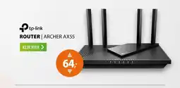 Expert TP-Link Archer AX55 AX3000 Dual-Band Gigabit WiFi 6 Router aanbieding