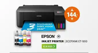 Expert Epson EcoTank ET-1810 aanbieding