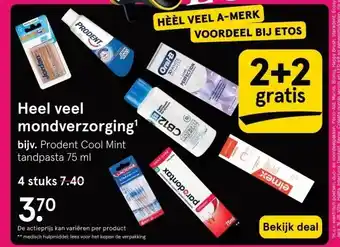 Etos Heel veel mondverzorging¹ aanbieding
