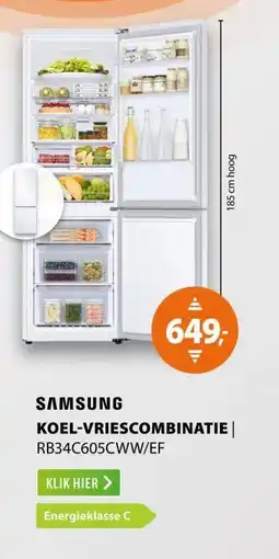 Expert Samsung RB34C605CWW/EF aanbieding