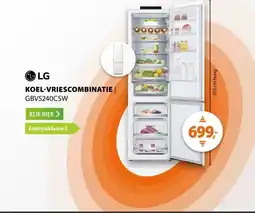 Expert LG GBV5240CSW Wit aanbieding