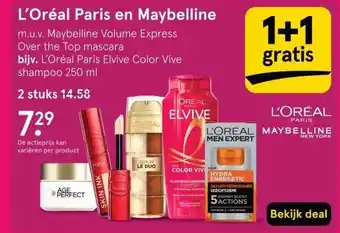 Etos L'Oréal Paris en Maybelline aanbieding