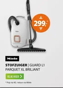 Expert Miele Guard L1 Parquet XL Briljantwit aanbieding