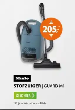 Expert Miele Guard M1 Blauw aanbieding