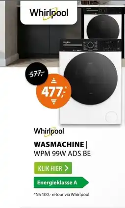Expert Whirlpool WPM 99W ADS BE Wit aanbieding