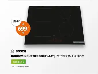 Expert Bosch PVS731HC1M EXCLUSIV aanbieding