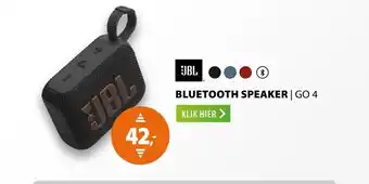 Expert JBL GO 4 Zwart aanbieding