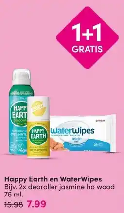 DA Happy Earth en WaterWipes aanbieding