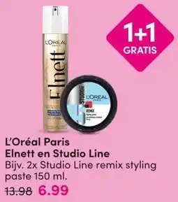 DA L'Oréal Paris Elnett en Studio Line aanbieding