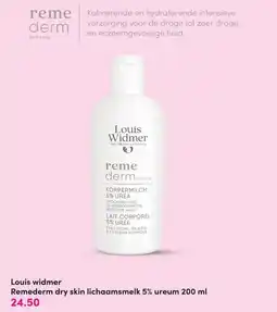 DA Louis widmer Remederm dry skin lichaamsmelk 5% ureum aanbieding