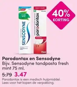 DA Parodontax en Sensodyne aanbieding