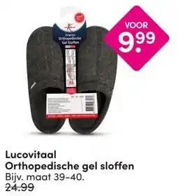 DA Lucovitaal Orthopedische gel sloffen aanbieding