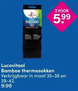 DA Lucovitaal Bamboe thermosokken aanbieding