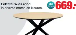 Budget Home Store Eettafel Wies Rond aanbieding