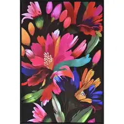 Budget Home Store Canvasschilderij Flowers 100x140cm aanbieding