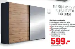 Budget Home Store Kledingkast Quadro aanbieding