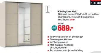 Budget Home Store Kledingkast Kick aanbieding