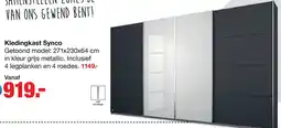 Budget Home Store Kledingkast Synco aanbieding