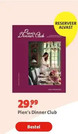 Bruna Pien's Dinner Club aanbieding