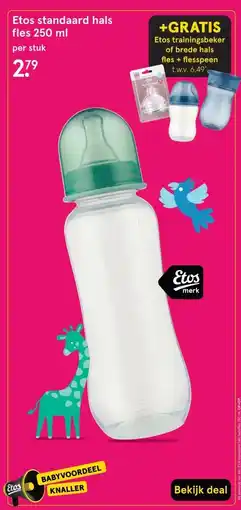 Etos Etos standaard hals fles 250 ml aanbieding