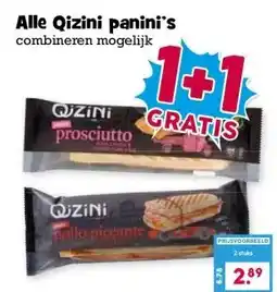 Boon`s Markt Alle Qizini panini's aanbieding