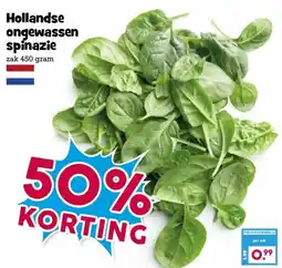 Boon`s Markt Hollandse ongewassen spinazie aanbieding