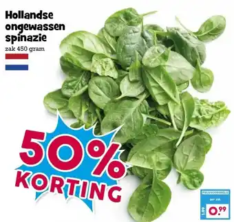 Boon`s Markt Hollandse ongewassen spinazie aanbieding