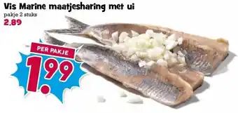 Boon`s Markt Vis Marine maatjesharing met ui aanbieding
