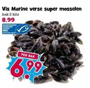 Boon`s Markt Vis Marine verse super mosselen aanbieding