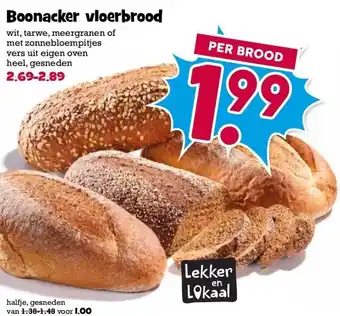 Boon`s Markt Boonacker vloerbrood aanbieding