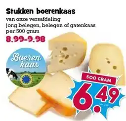 Boon`s Markt Stukken boerenkaas aanbieding