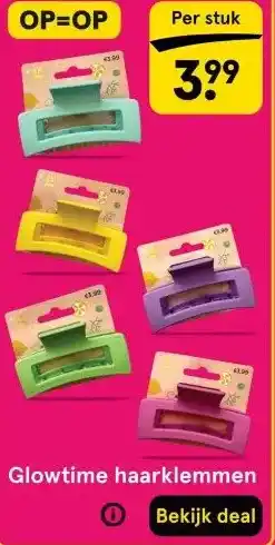 Etos Glowtime haarklemmen aanbieding