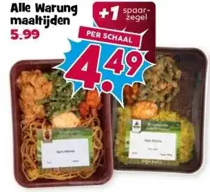 Boon`s Markt Alle Warung maaltijden aanbieding