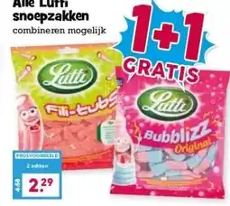 Boon`s Markt Alle Lutti snoepzakken aanbieding