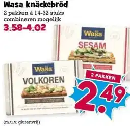 Boon`s Markt Wasa knäckebröd aanbieding